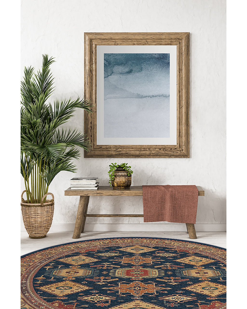Cambria Sapphire Flatwoven Rug