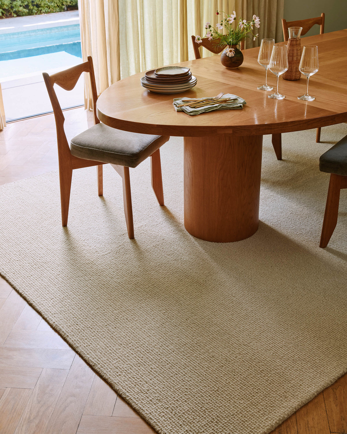 Cassian Cream Wool Rug