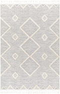 Cauldwell High/Low Pile Rug with Tassels - Clearance
