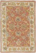 Caesar Hand Tufted Burnt Orange 1124 Wool Carpet