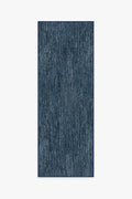 Chunky Solid Blue Outdoor Rug