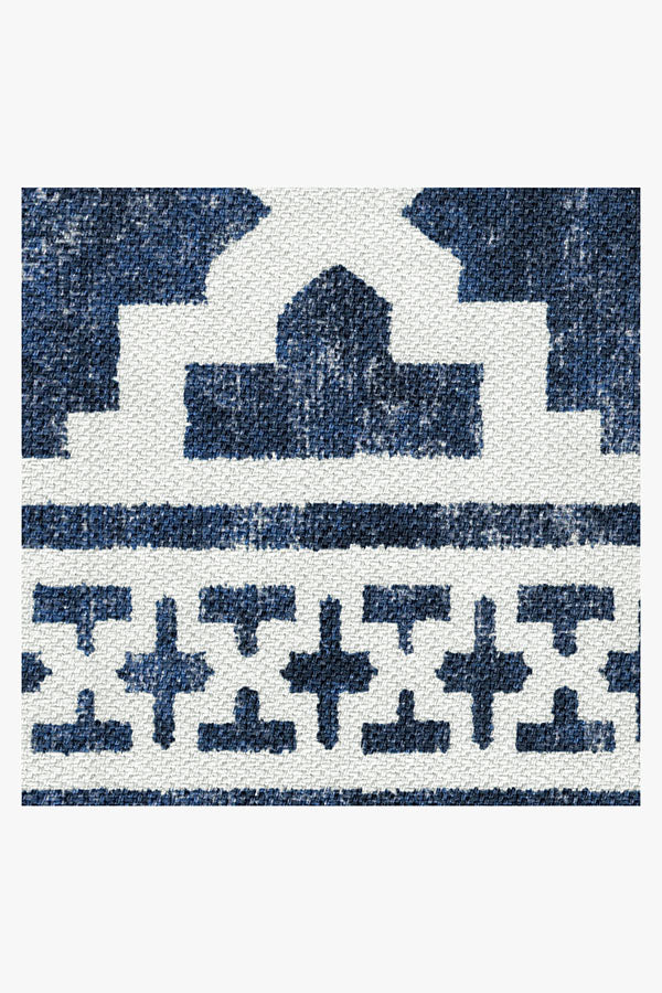 Cleo Trellis Royal Blue Outdoor Rug