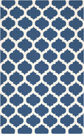 Centenary Navy Wool Area Rug - Clearance