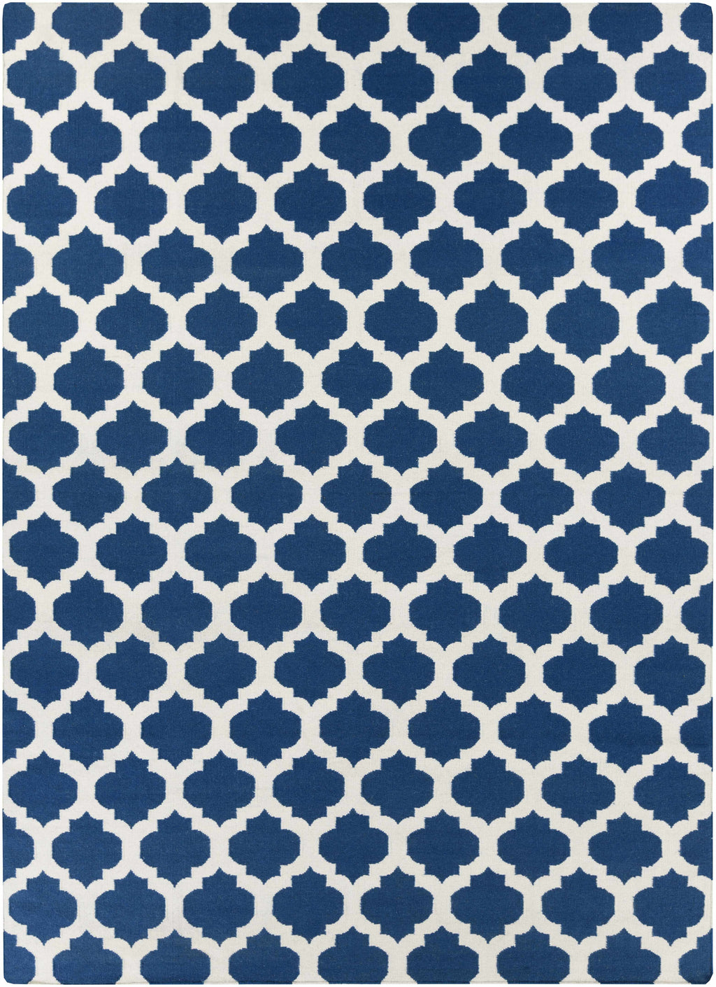 Centenary Navy Wool Area Rug - Clearance