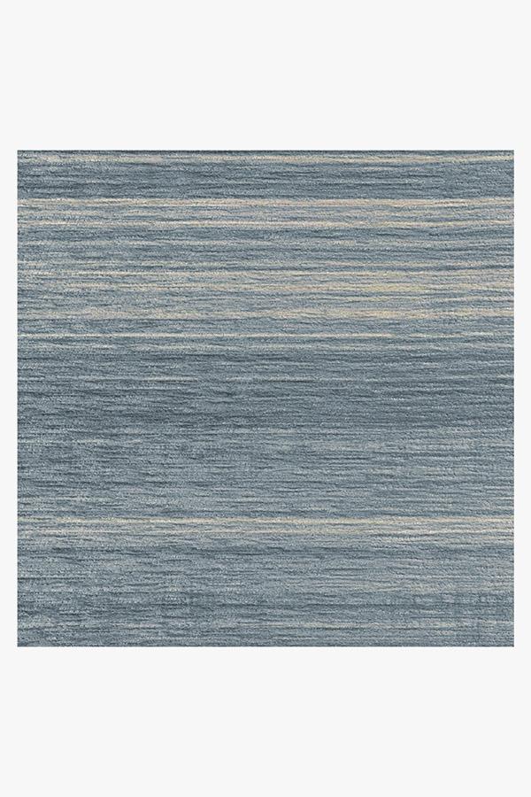 Coastal Linear Stripe Slate Flatwoven Rug