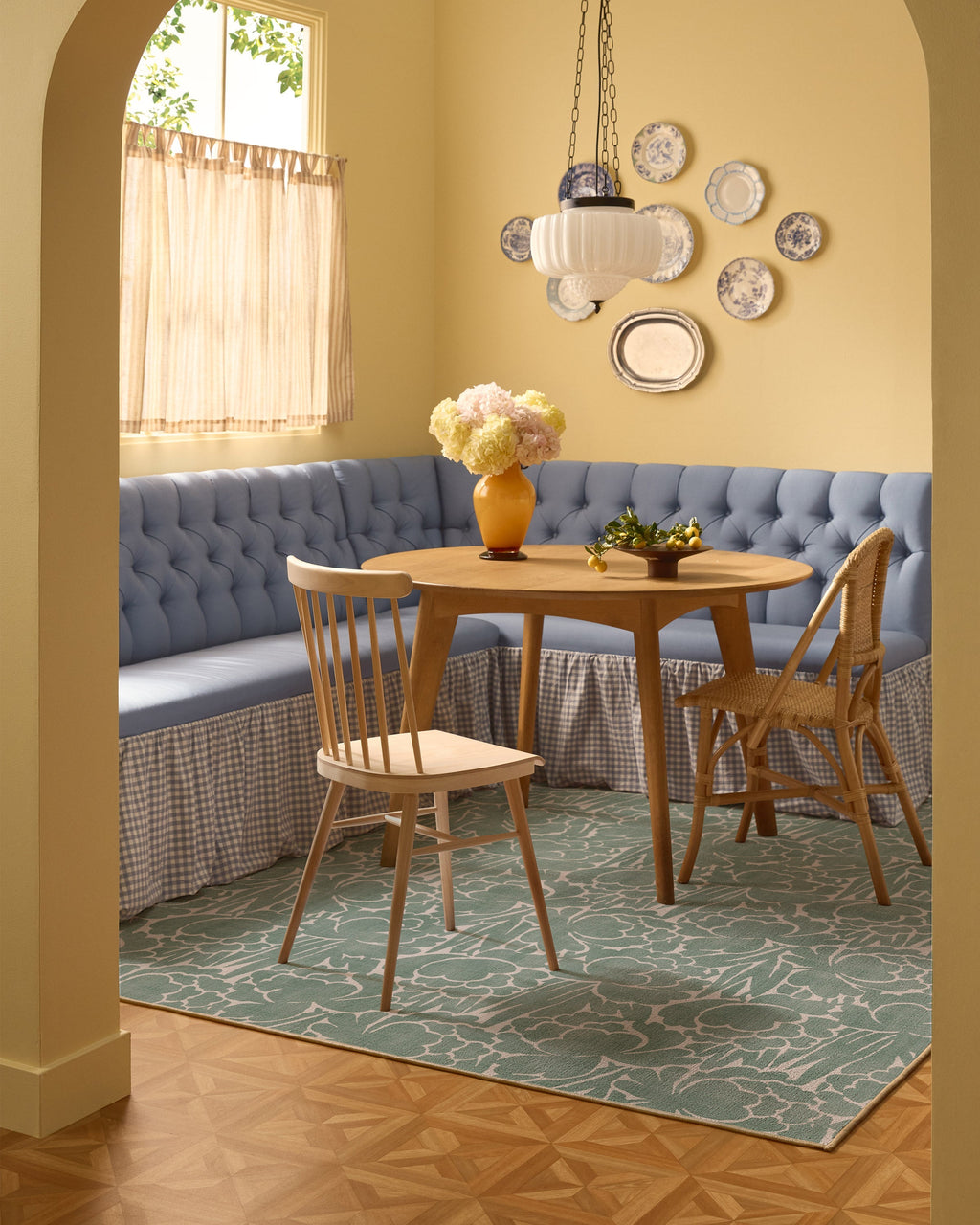 Corrine Sage Green Flatwoven Rug
