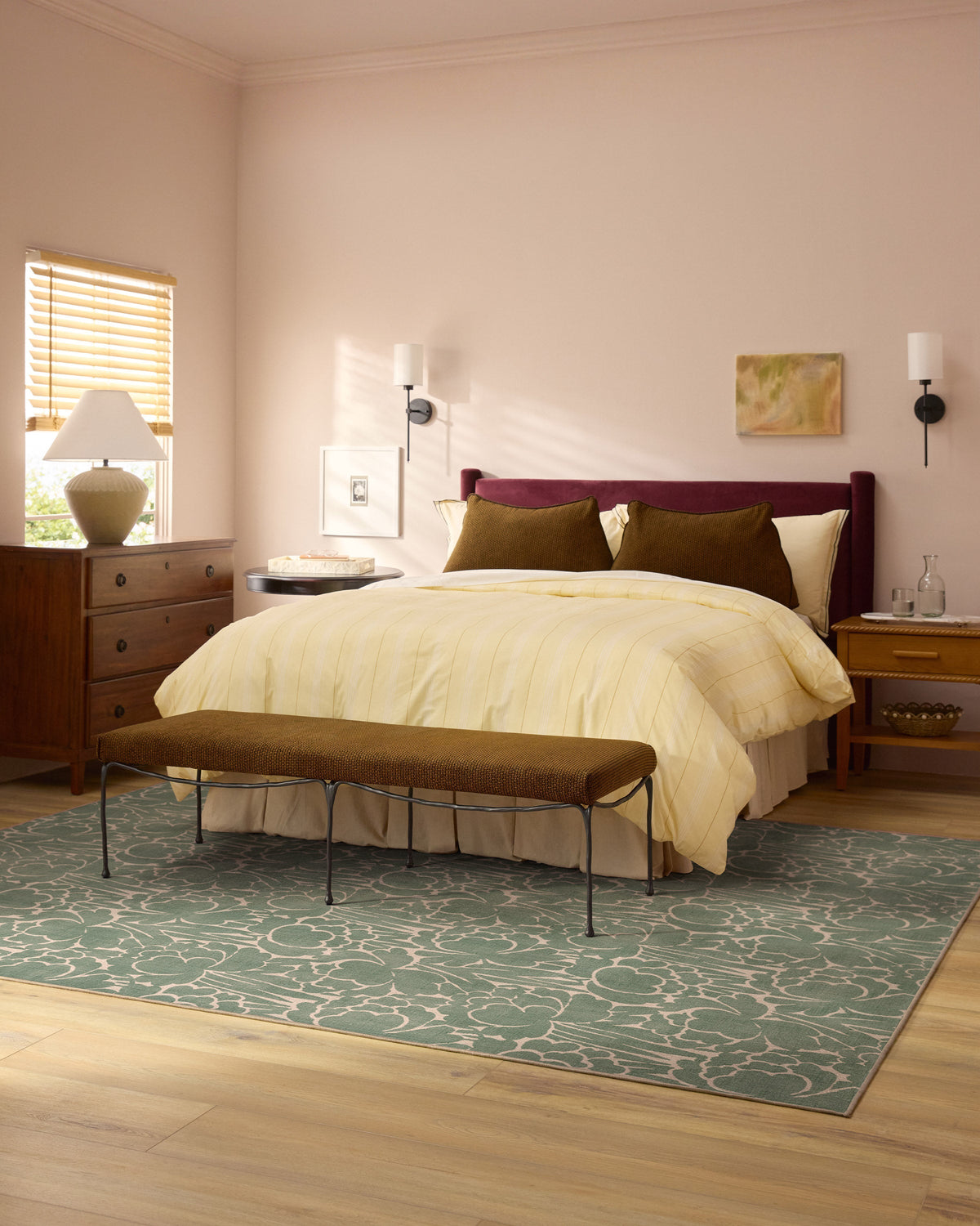 Corrine Sage Green Flatwoven Rug