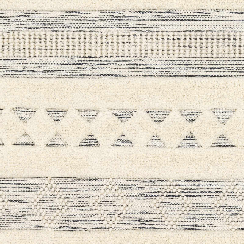 Corry Cream&Black Wool Rug - Clearance