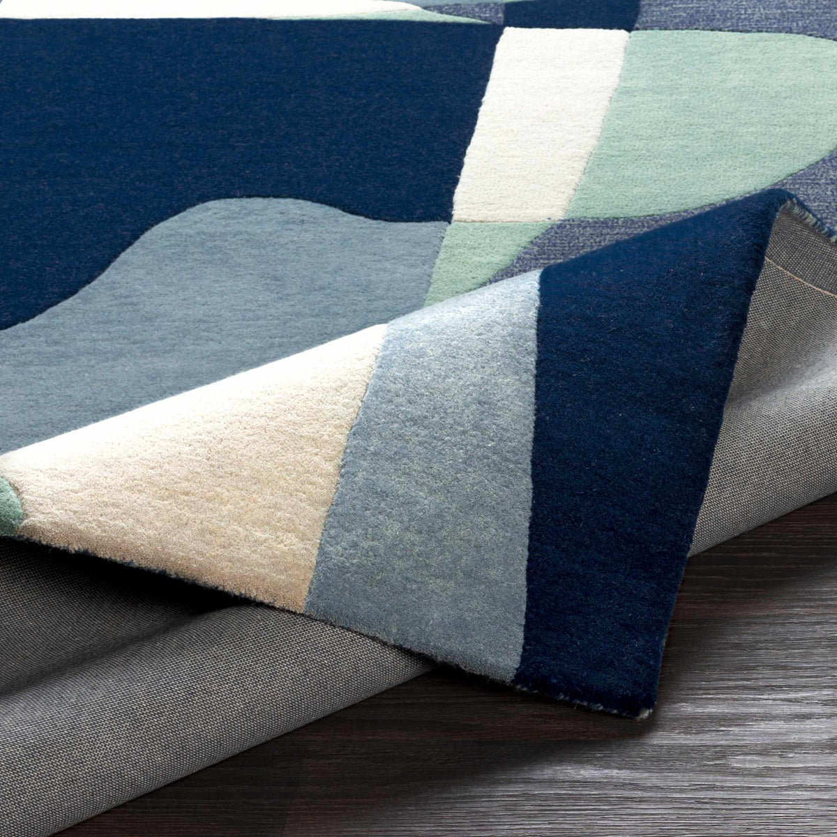 Crawfordsville Modern Hand Tufted Wool Rug