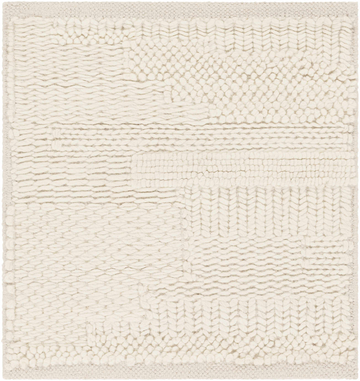 Cypress Cream Textured Wool Rug