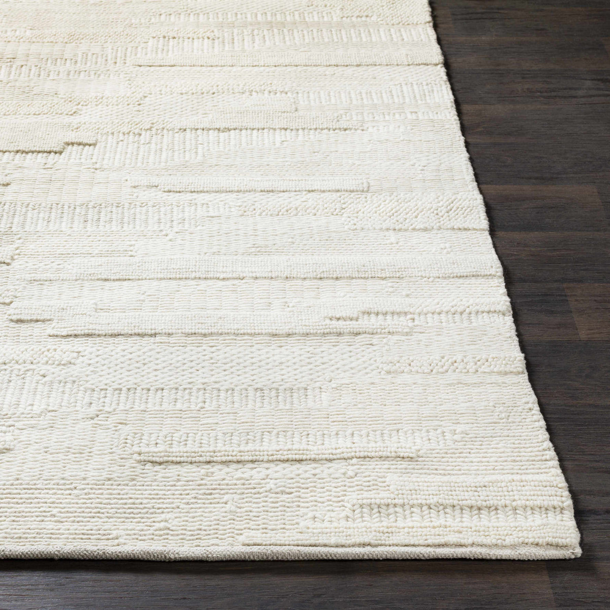 Cypress Cream Textured Wool Rug