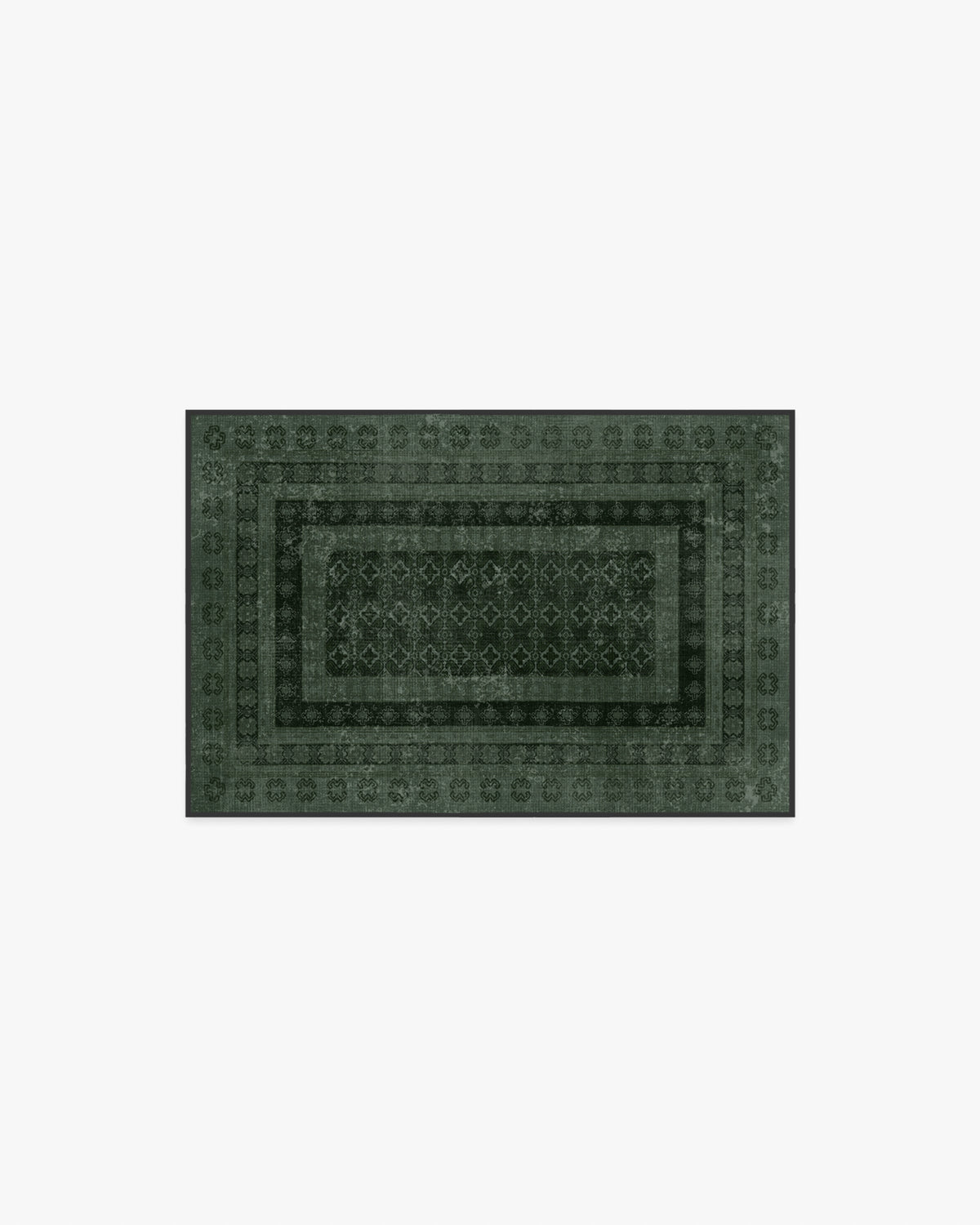 Cyrus Forest Green Flatwoven Rug