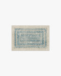 Cyrus Neutral & Blue Flatwoven Rug