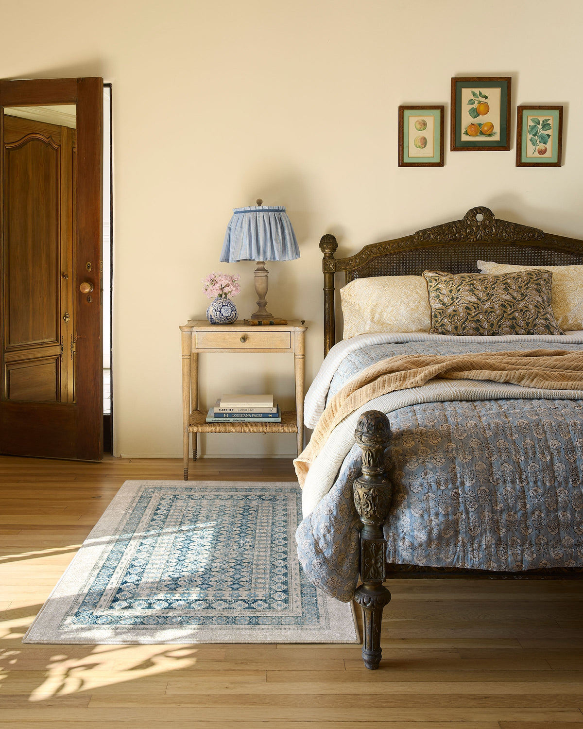 Cyrus Neutral & Blue Rug