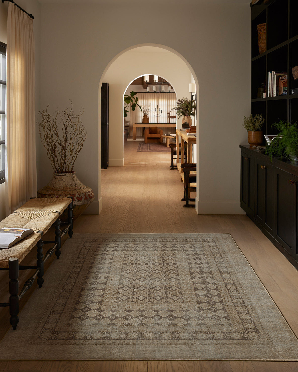 Cyrus Rose Gold Flatwoven Rug