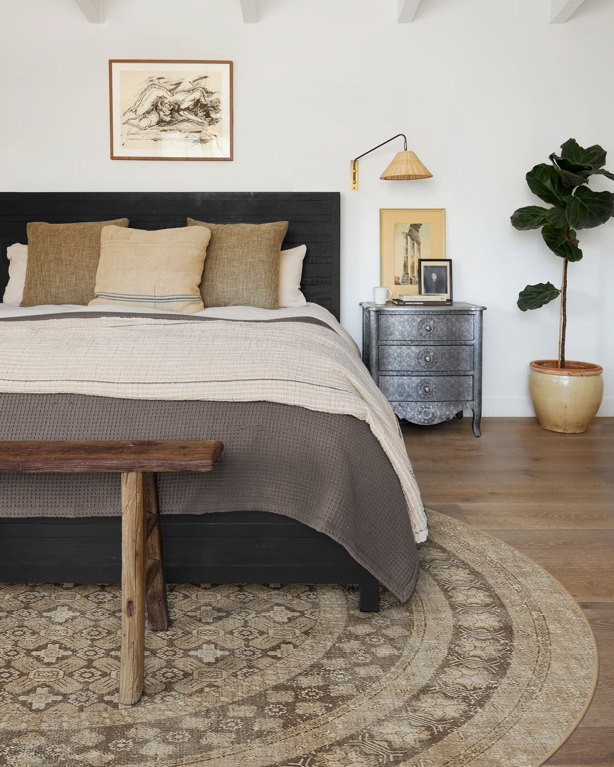 Cyrus Rose Gold Flatwoven Rug