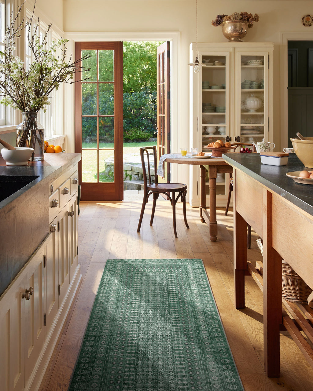 Cyrus Sage Flatwoven Rug