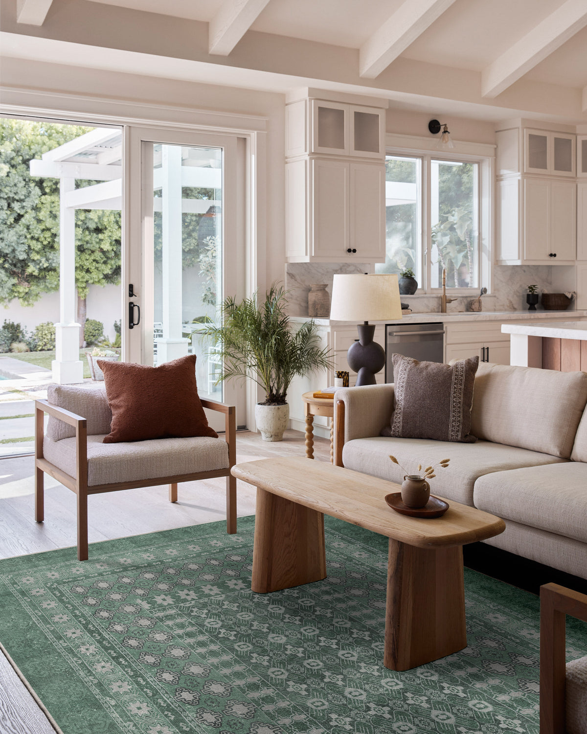 Cyrus Sage Flatwoven Rug