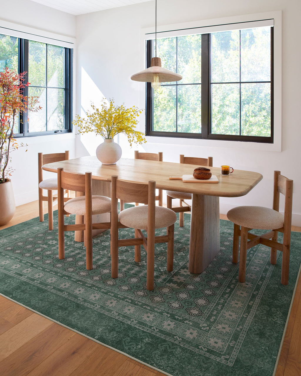 Cyrus Sage Flatwoven Rug
