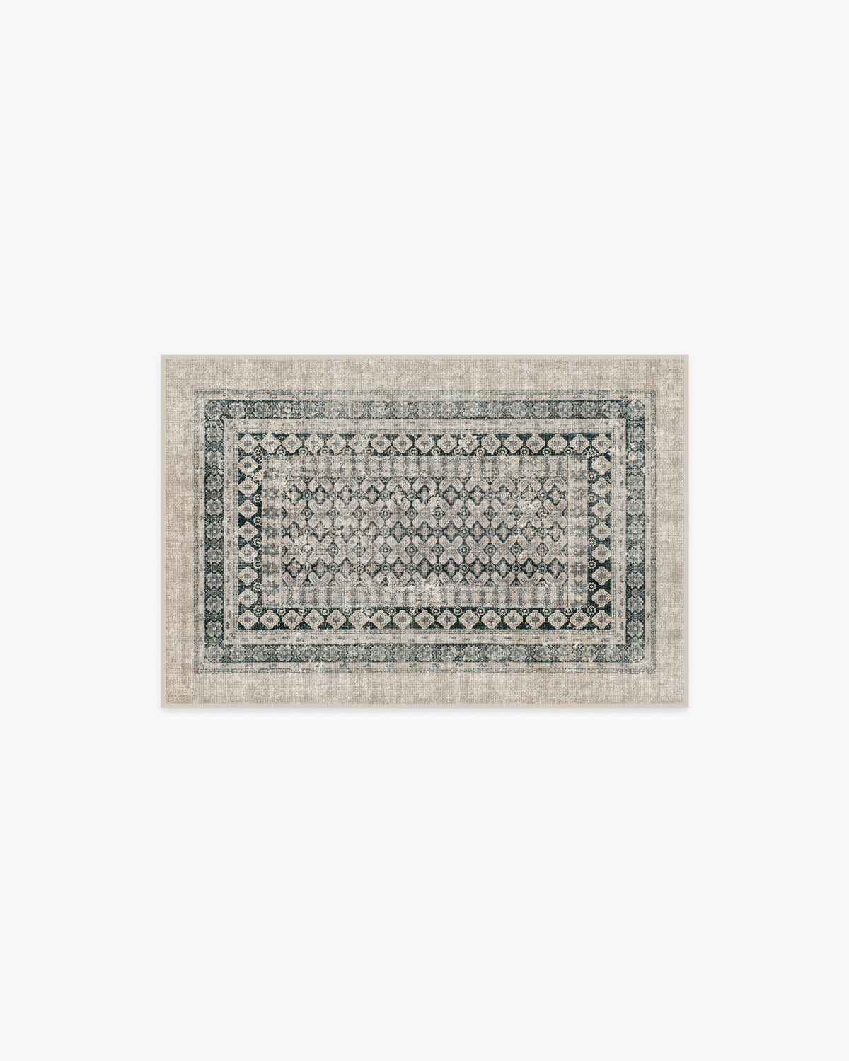 Cyrus Taupe & Soft Charcoal Flatwoven Rug
