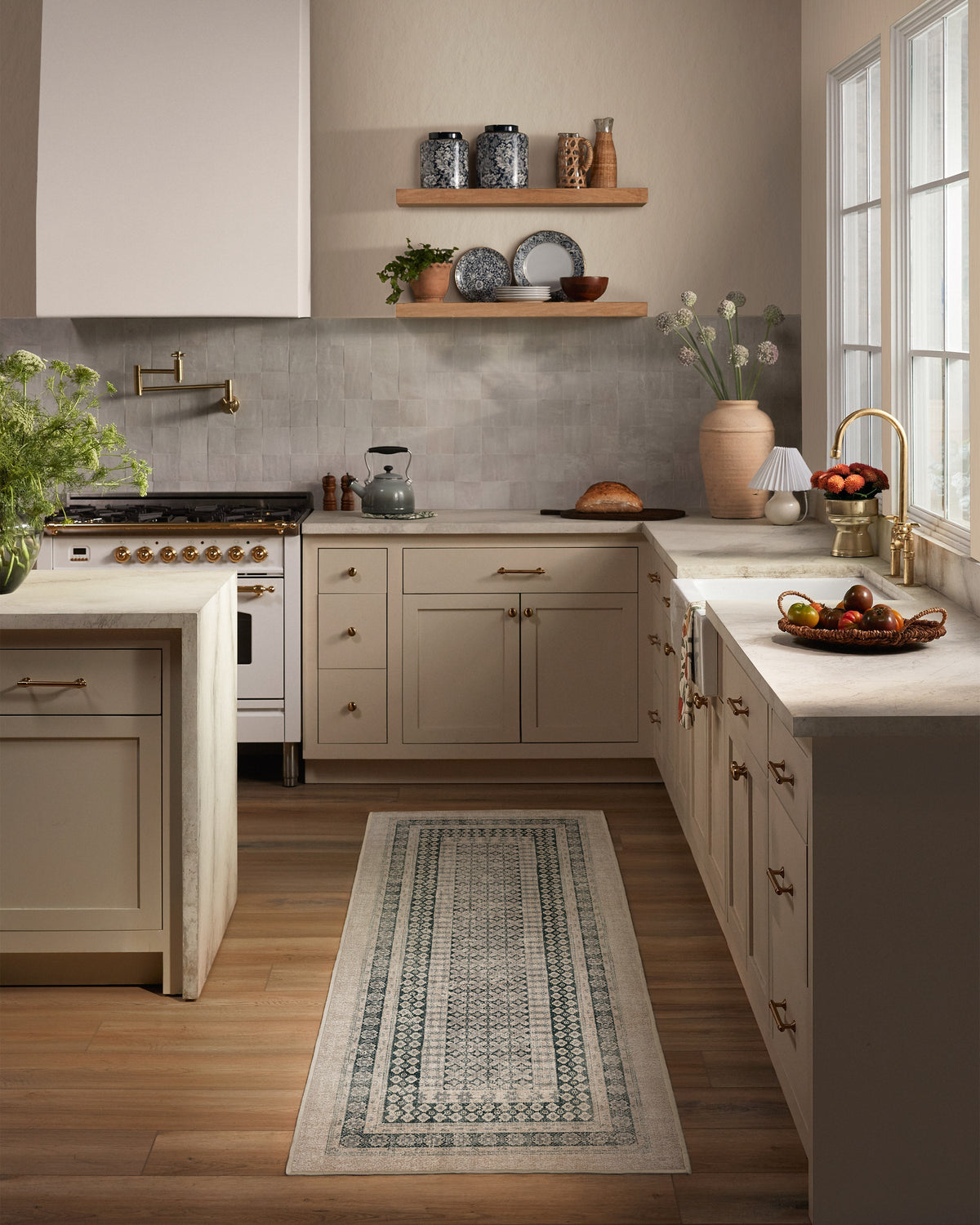 Cyrus Taupe & Soft Charcoal Flatwoven Rug