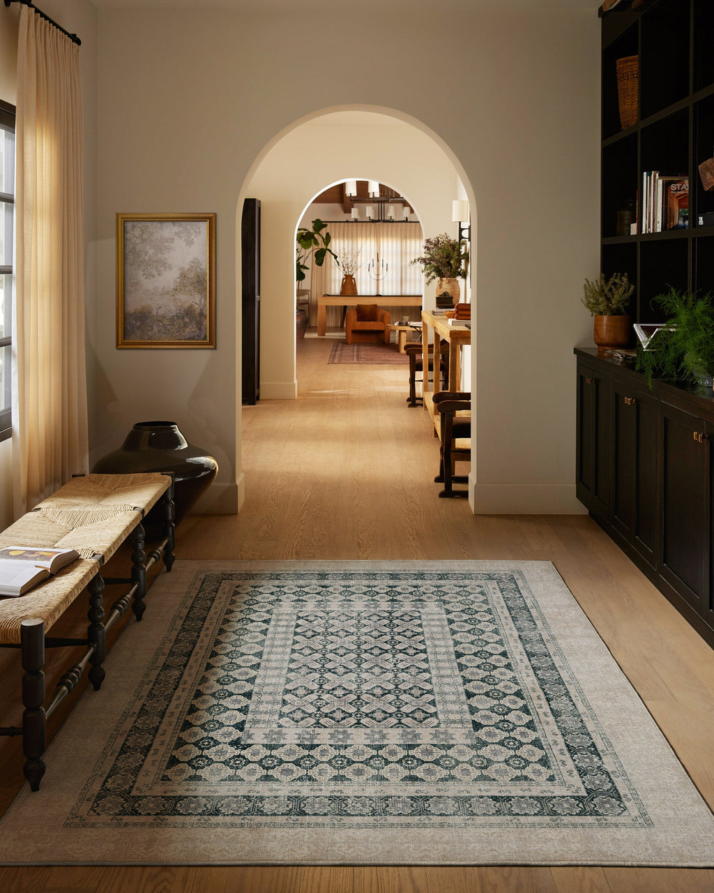Cyrus Taupe & Soft Charcoal Flatwoven Rug