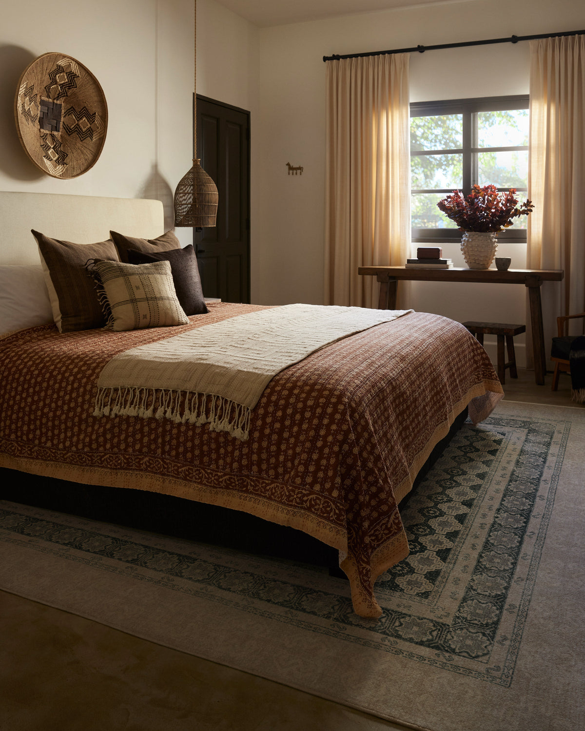 Cyrus Taupe & Soft Charcoal Flatwoven Rug