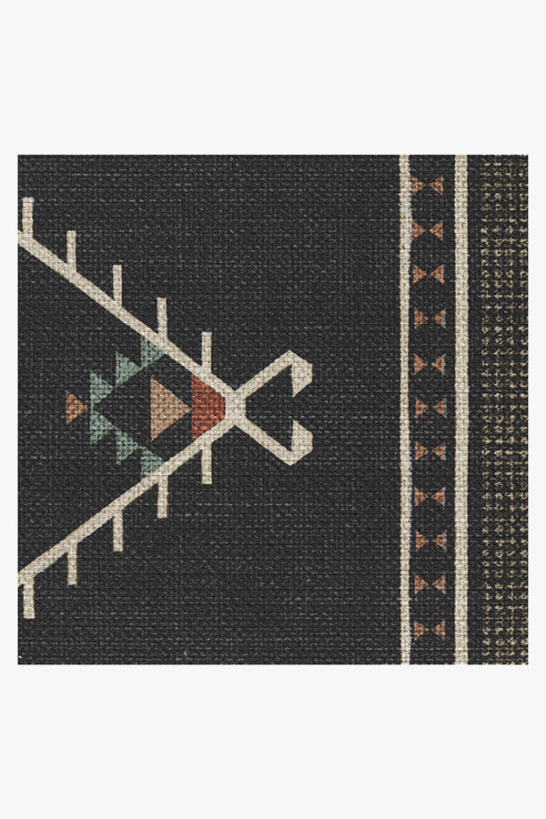 Damali Black Multicolor Outdoor Rug