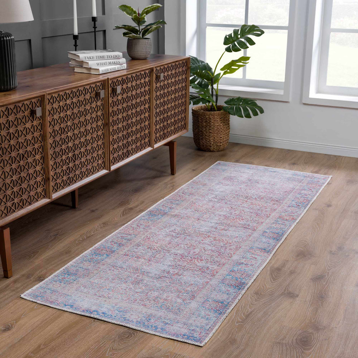 Dare Distressed Washable Rug