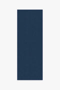 Denim Solid Indigo Blue Outdoor Rug