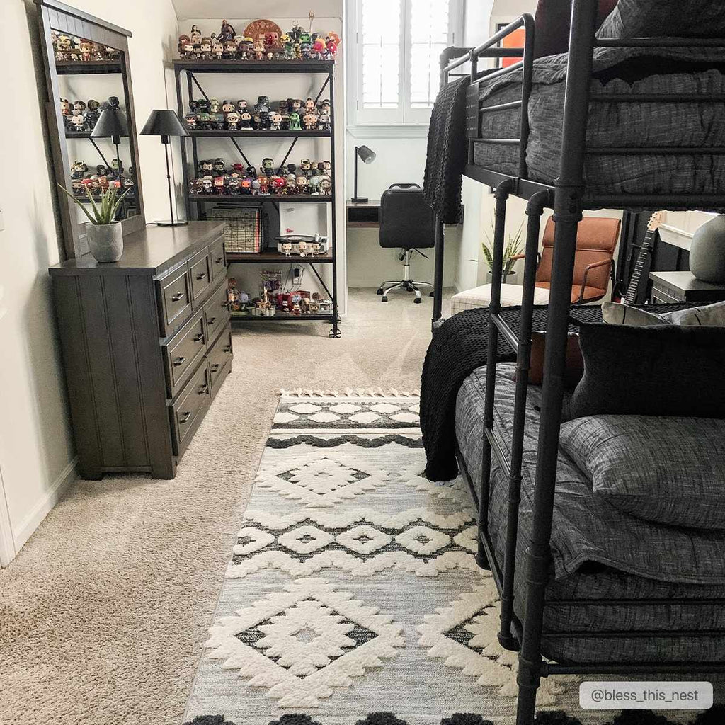 Dinganen High/Low Pile Area Rug - Clearance