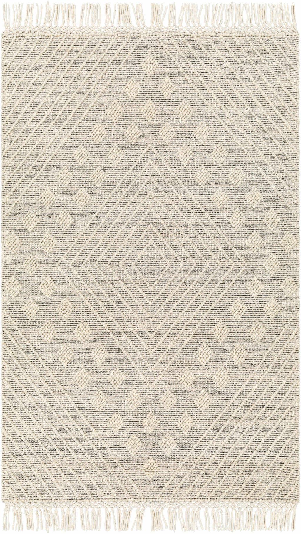 Dama Wool Rug with Tassels - Clearance