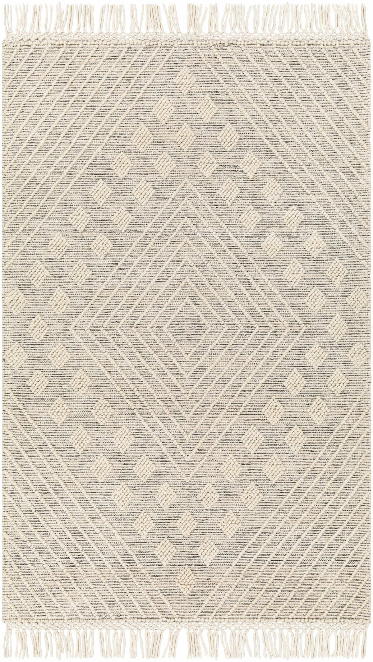 Dama Wool Rug with Tassels - Clearance