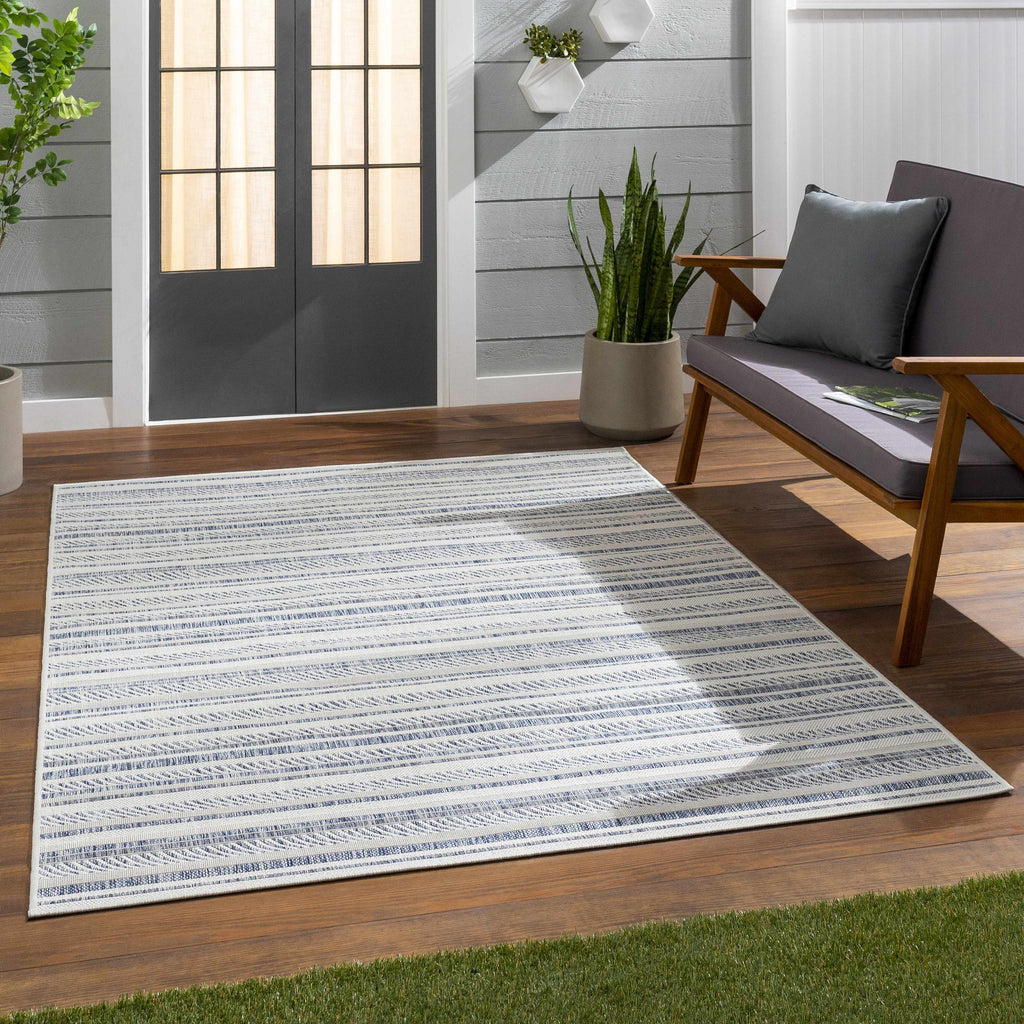Dumalag Striped Nordic Outdoor Rug