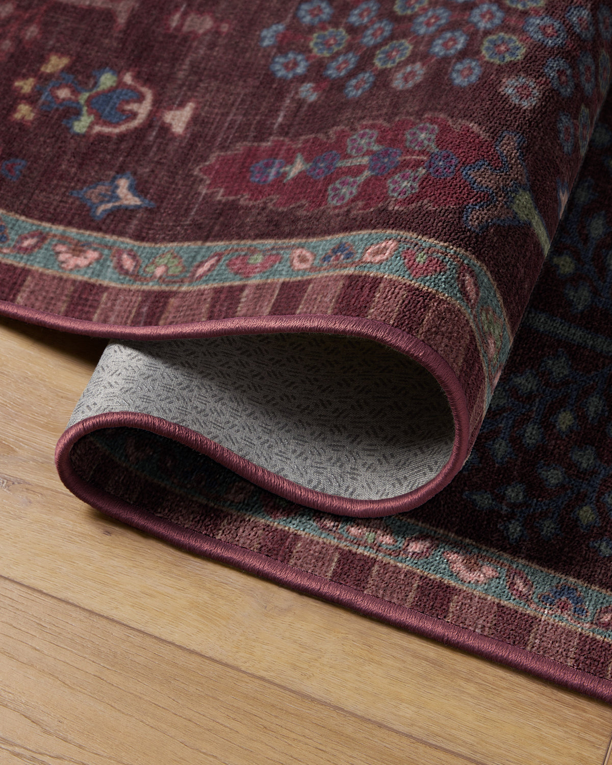 Dorian Burgundy Rug by Anthropologie