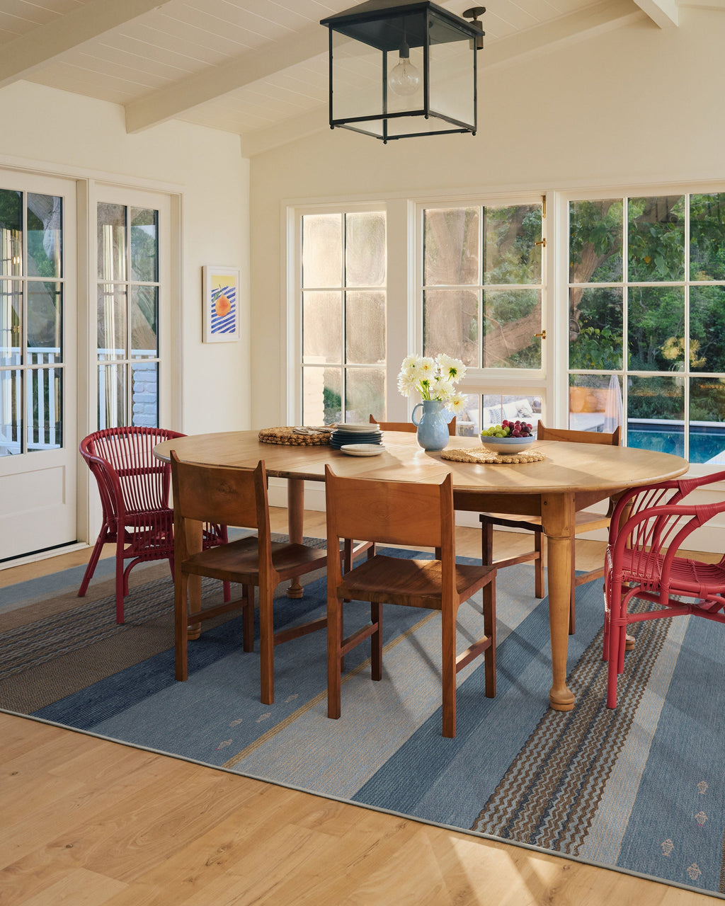 Dover Slate Blue & Natural Rug