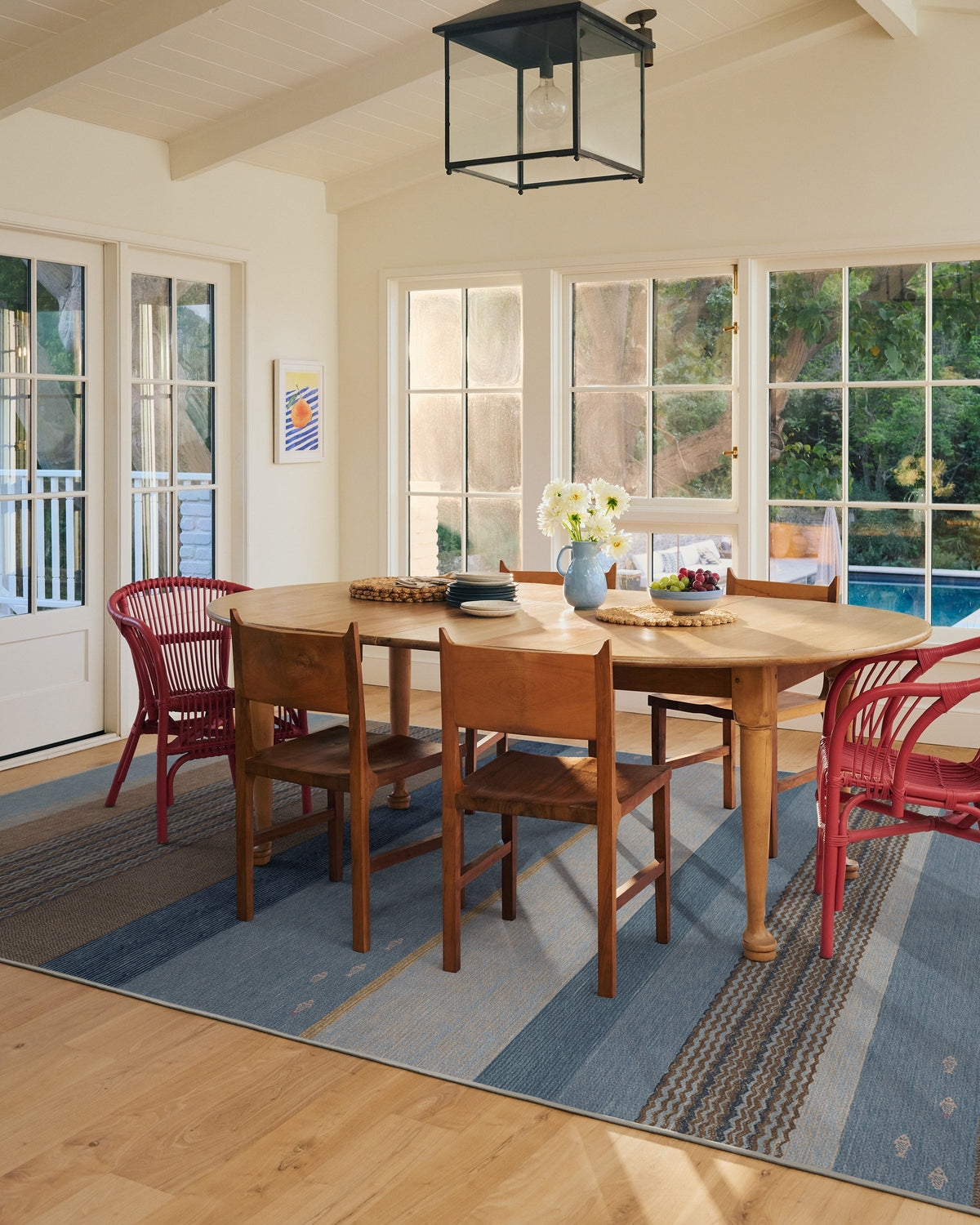 Dover Slate Blue & Natural Rug