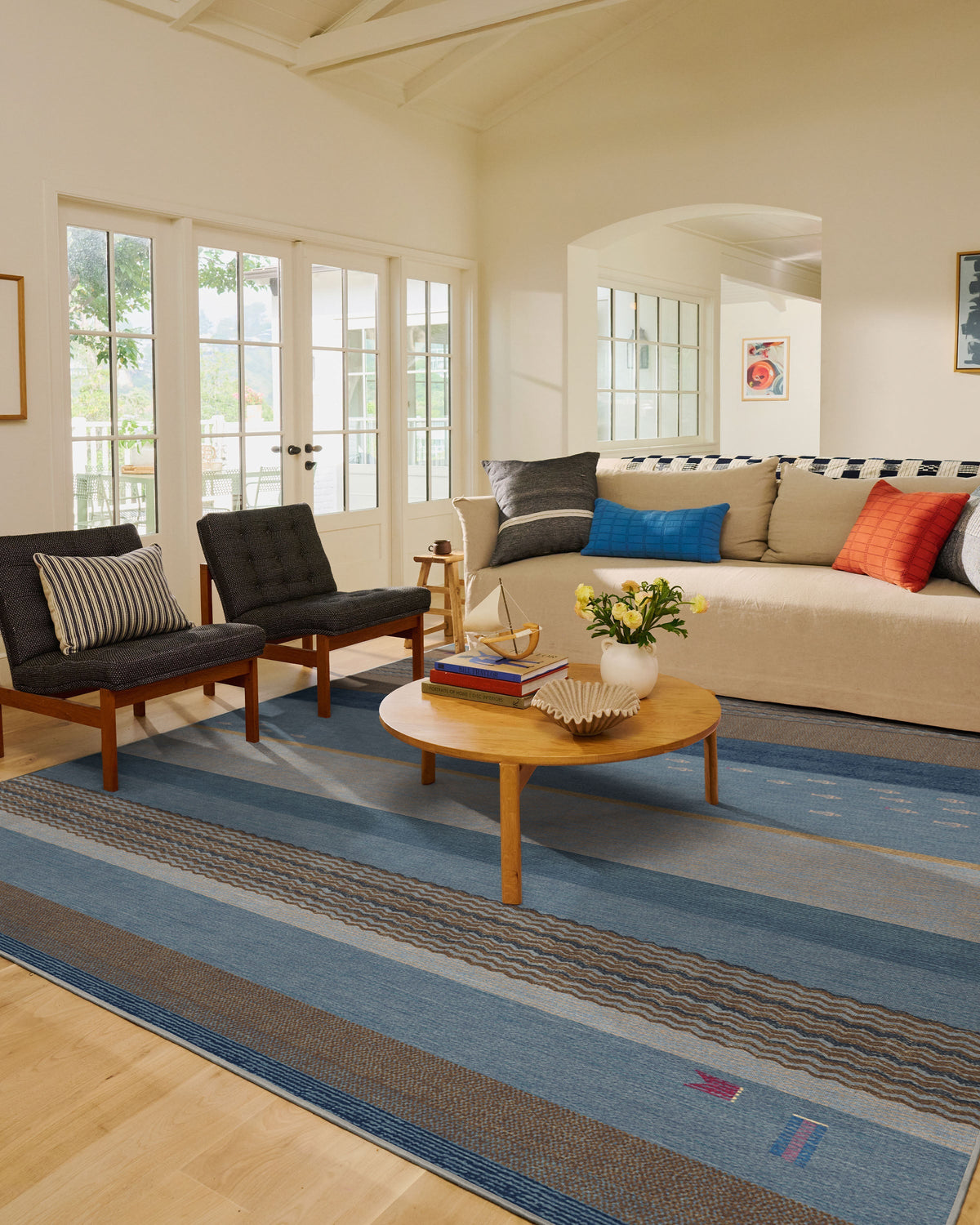 Dover Slate Blue & Natural Rug