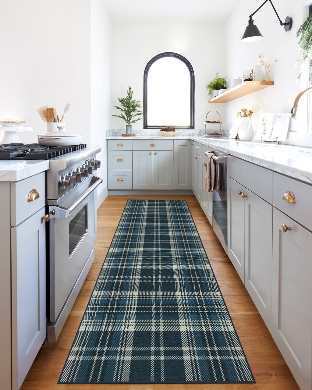 Dress Stewart Tartan Navy Rug