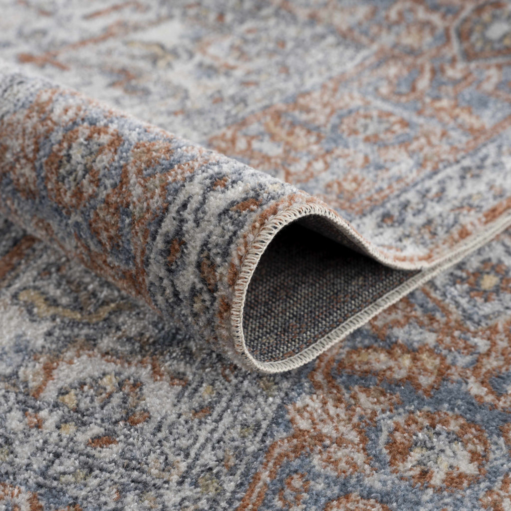 Aila Traditional Design Washable Rug - Clearance
