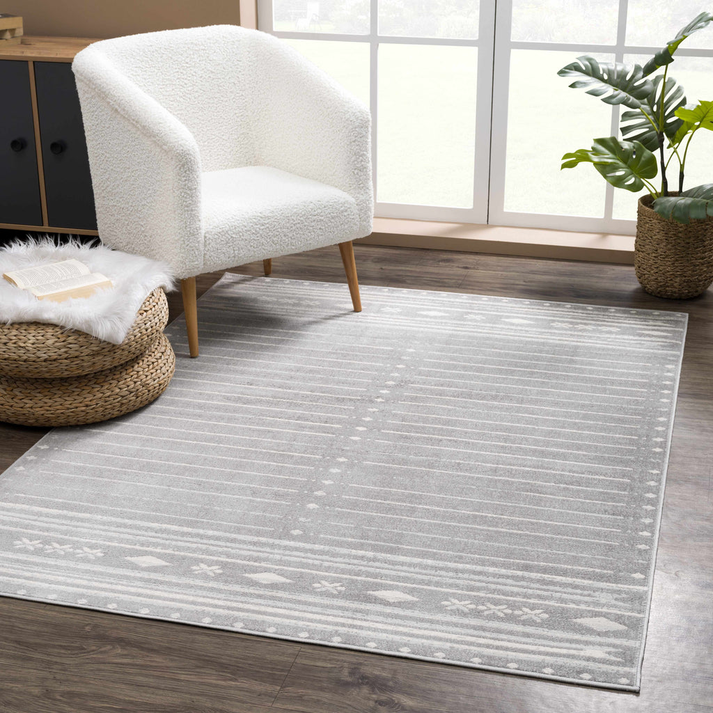 Tigri Aztec Ivory & Gray 2324 Area Rug - Clearance