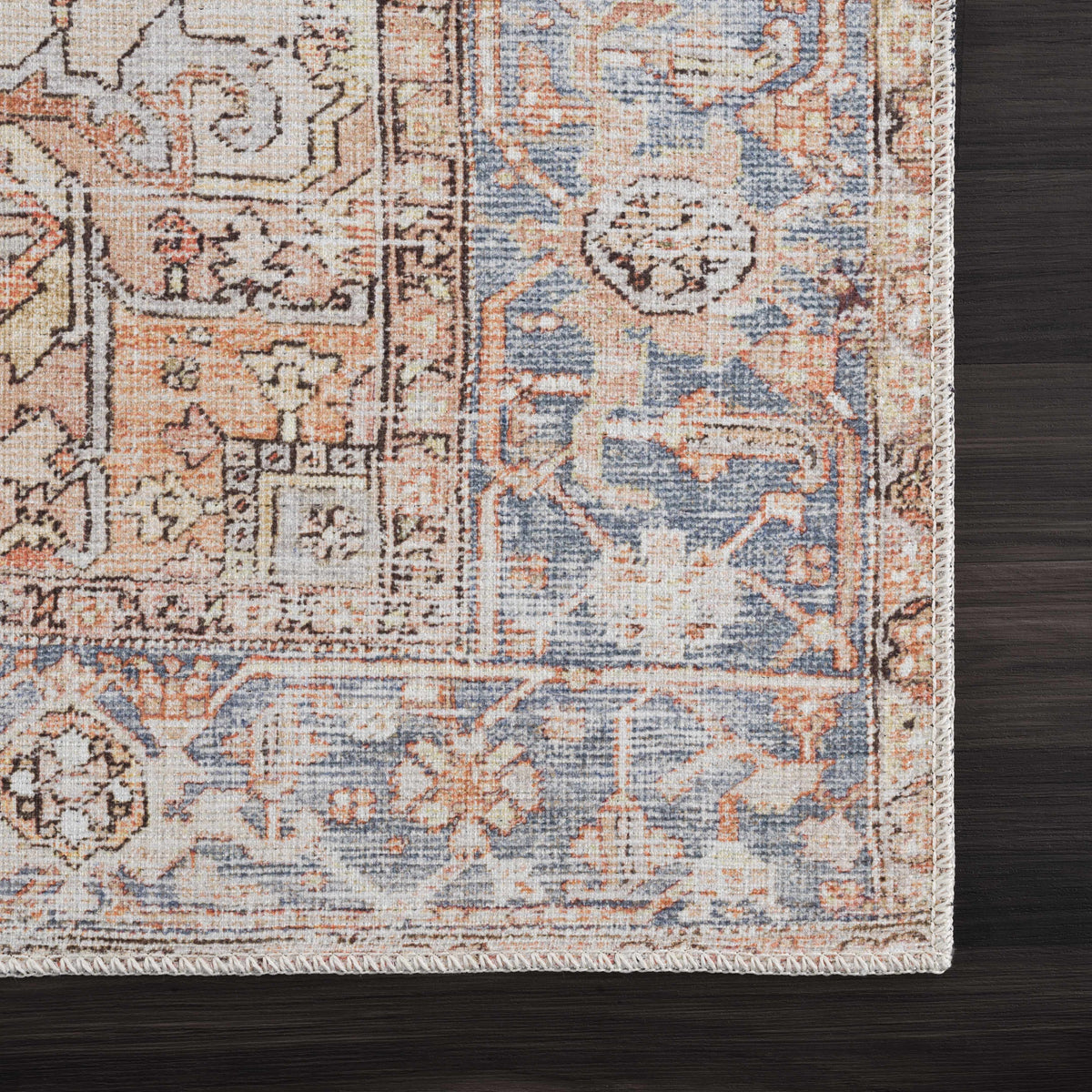 Eira Distressed Washable Rug