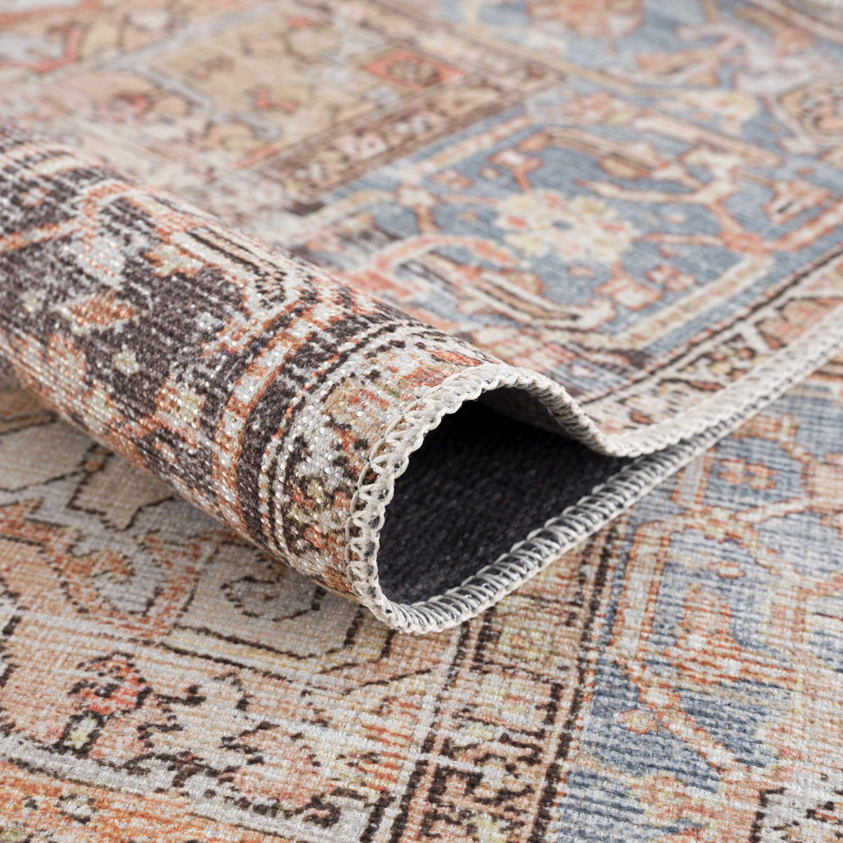 Eira Distressed Washable Rug