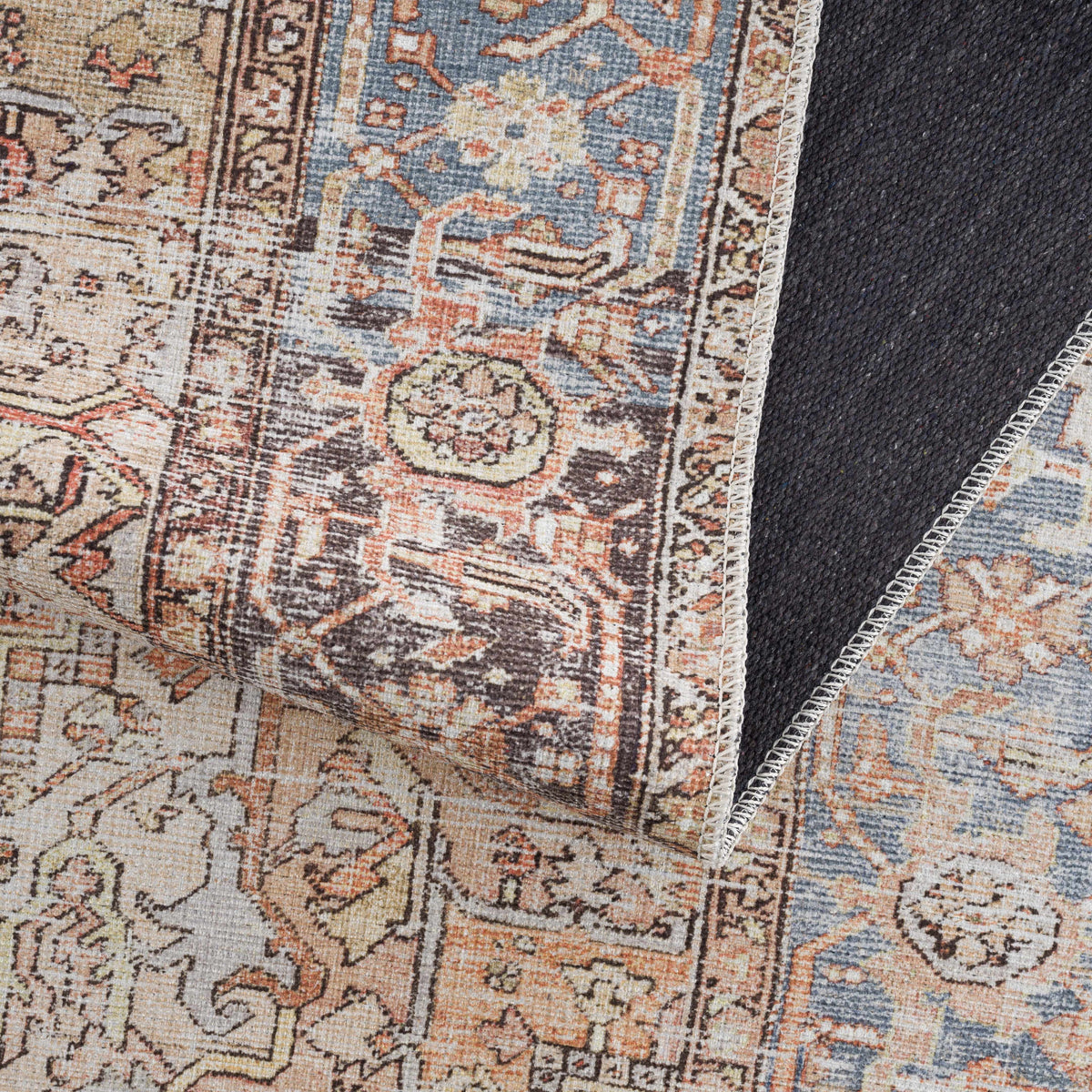 Eira Distressed Washable Rug