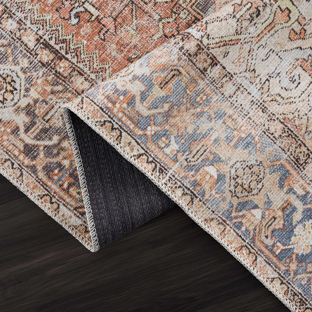 Eira Distressed Washable Rug