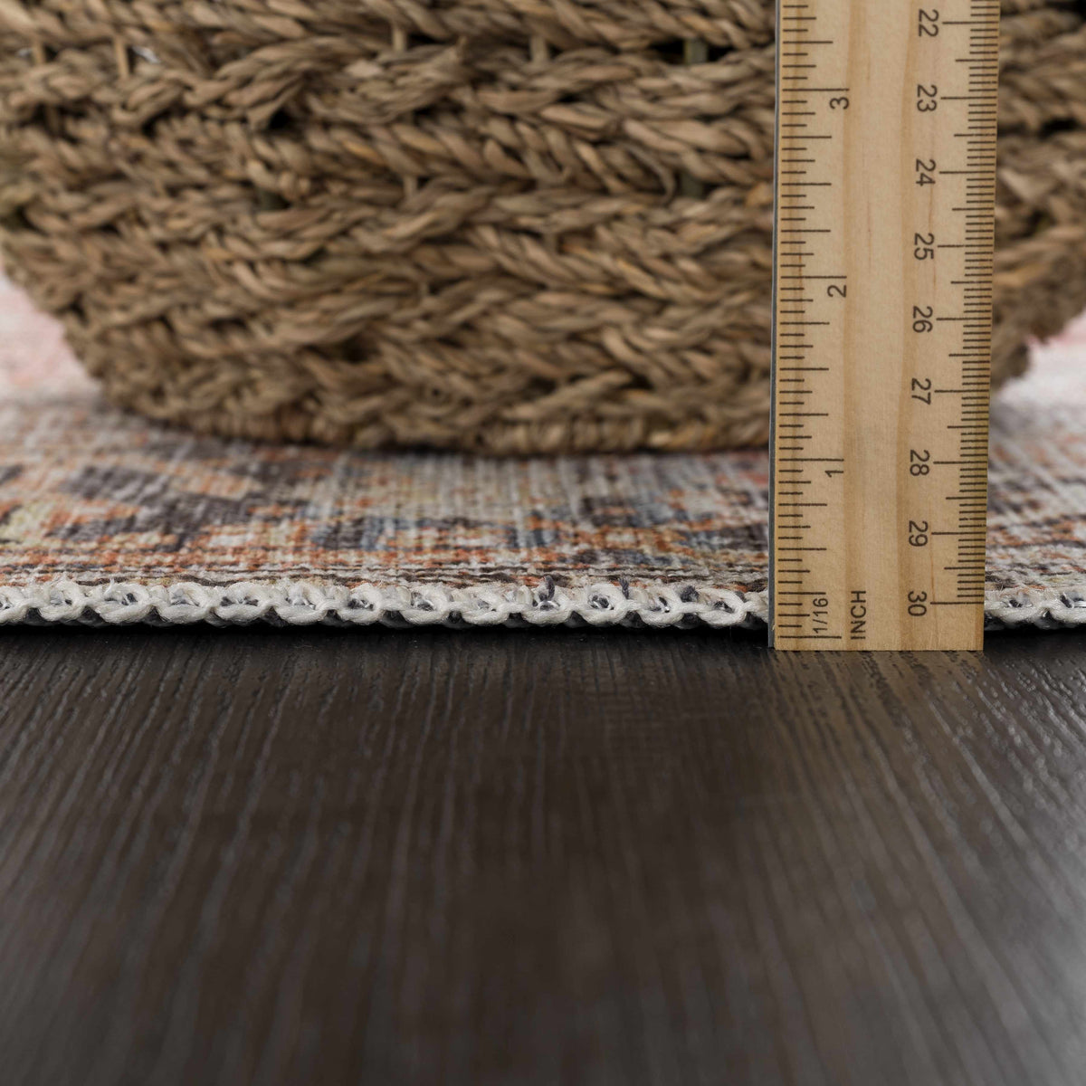 Eira Distressed Washable Rug