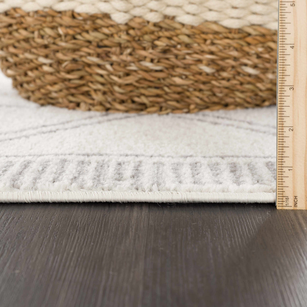 KMRSH-4614 Ivory Tribal Carpet - Clearance