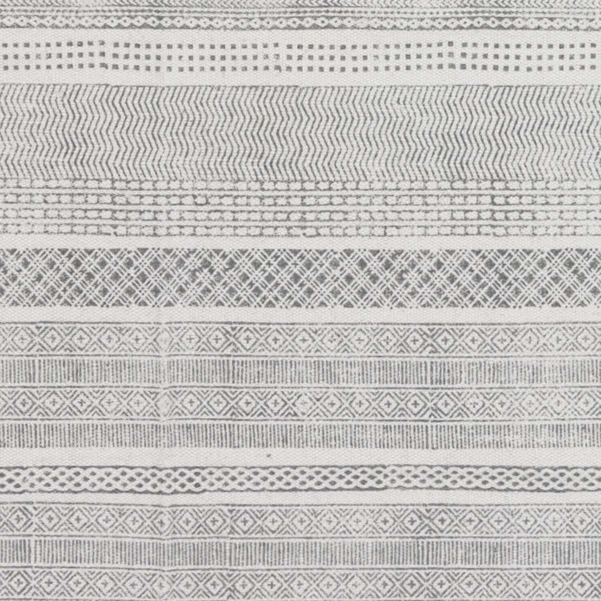 Durbin Off-White Cotton Flatweave Carpet - Clearance