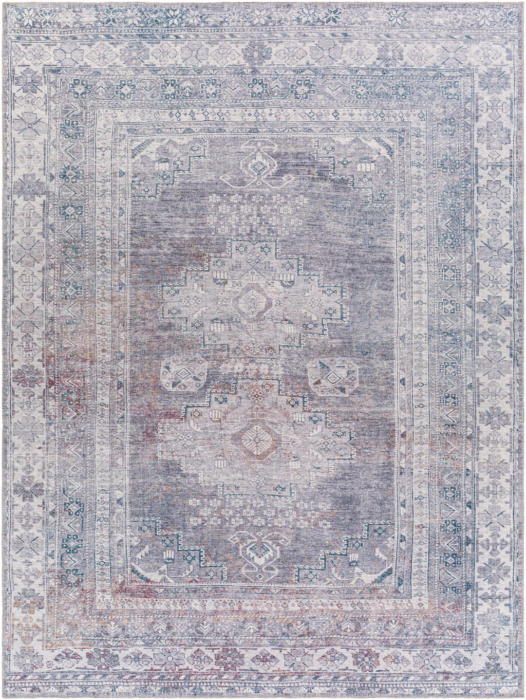 Baltinglass Gray Washable Rug - Clearance