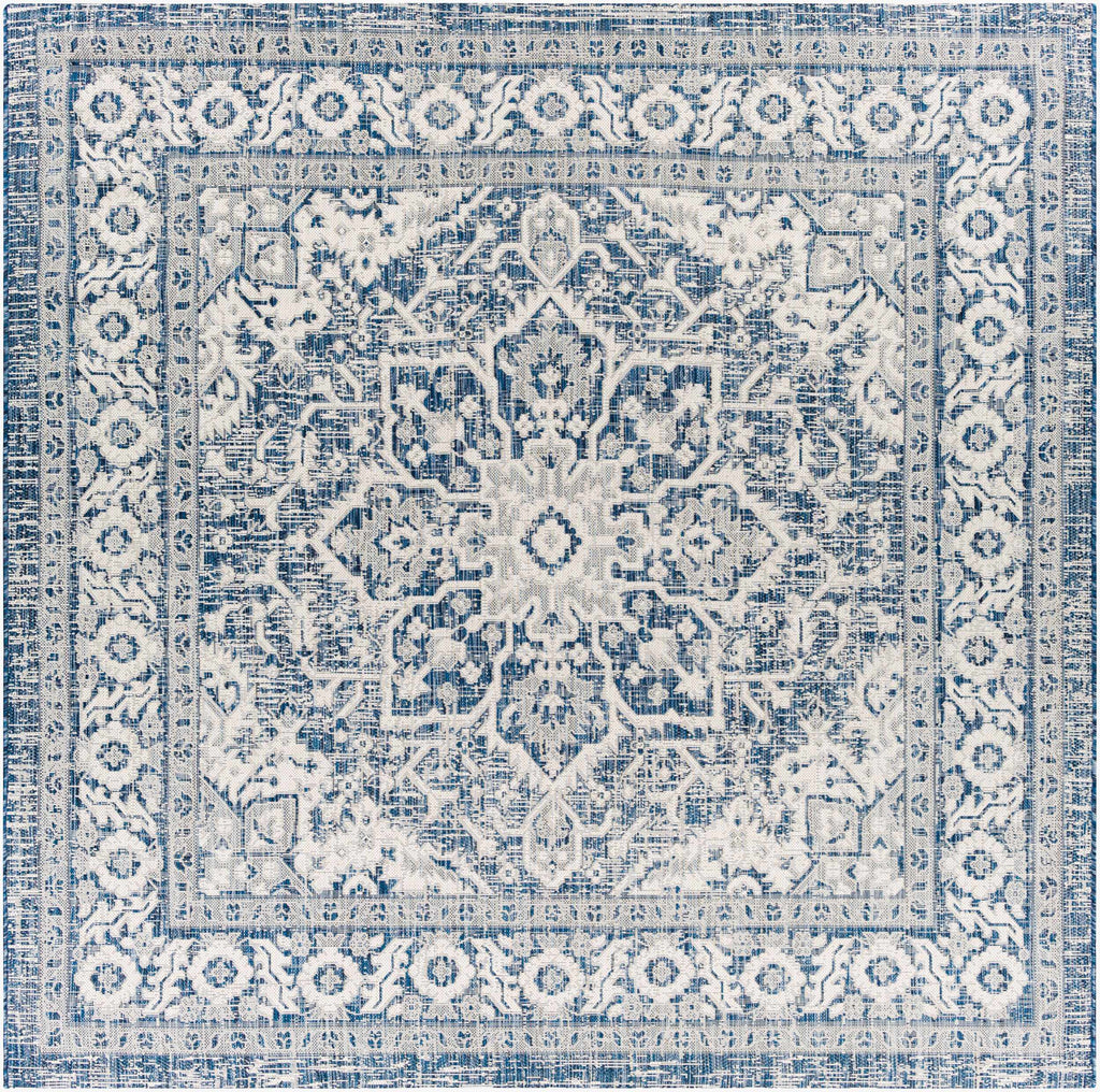 Etoile Navy Blue Performance Outdoor Rug